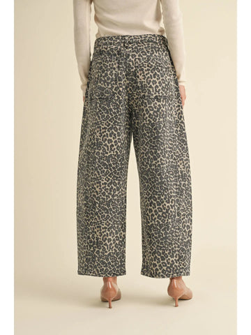 FREEDOM APOTHECARY | leopard barrel pants