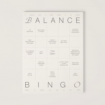 WILDE HOUSE PAPER | balance bingo pad