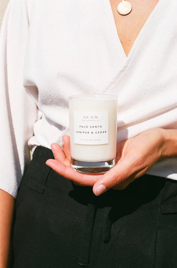 NA NIN | palo santo, juniper & cedar soy candle
