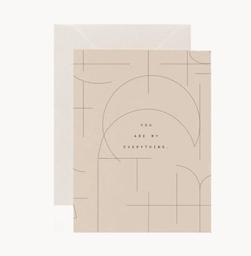 WILDE HOUSE PAPER | you are my everything card