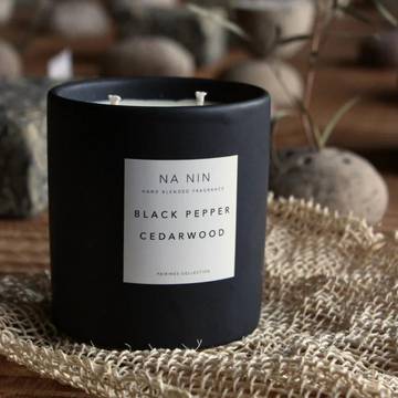 NA NIN | black pepper & cedarwood candle